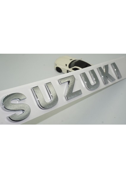 Suzuki Bagaj 3m 3D Krom Abs Yazı Logo Amblem 29X4 cm indirimleri