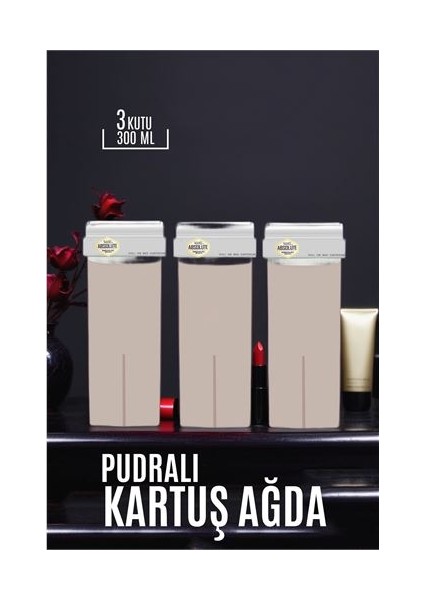 Absolute Pudralı Roll On Kartuş Ağda 100ML X3 Kutu 719100