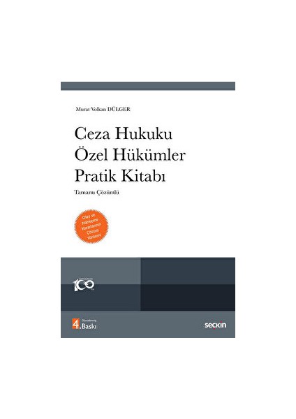 Ceza Hukuku Özel Hükümler Pratik Kitabı
