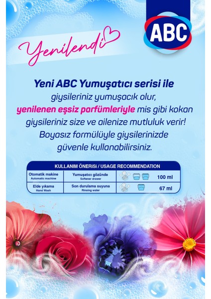 Abc Yumuşatıcı Aşk 5 Lt - 4'lü Set