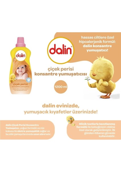 Konsantre Yumuşatıcı Çiçek Perisi 1200ML