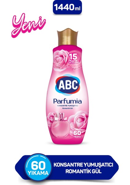 Abc Romantik Gül Konsantre Yumuşatıcı 1440 ml