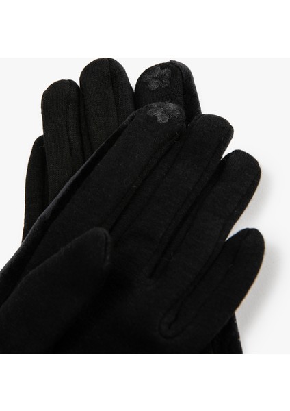 Eldiven Süet Görünümlü Boncuk Işlemeli modelleri