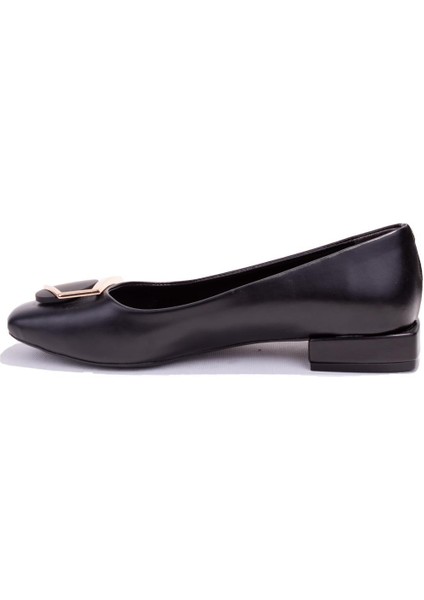 DZA07-8243713 Siyah Klasik Topuklu Kadın Ayakkabı modelleri