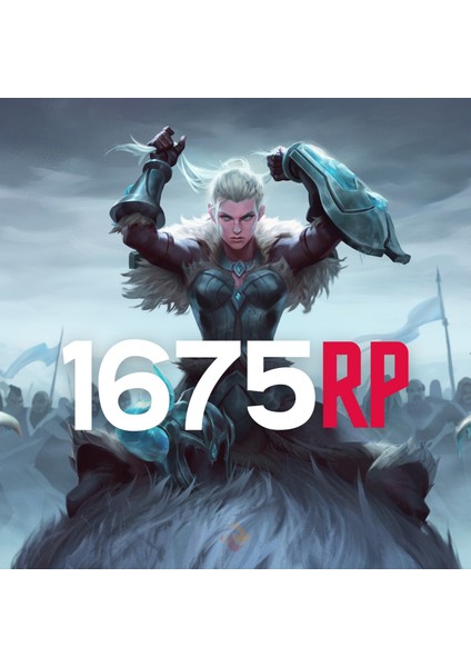 League Of Legends 1675 Rp - Riot Points