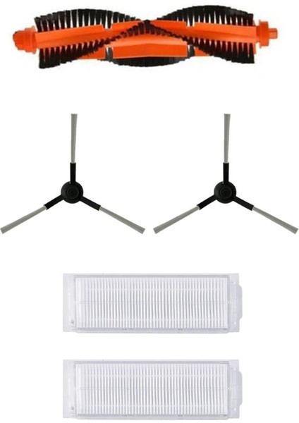 Xiaomi Vacuum Mop 2s (XMSTJQR2S) Robot Süpürge Uyumlu 5'li - Yedek Parça Seti