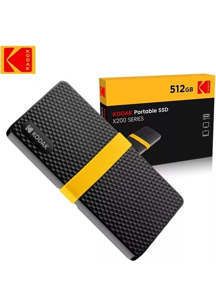 X200 Taşınabilir SSD Disk 512GB Süper Hızlı Yeni Nesil Son Teknoloji Orjinal