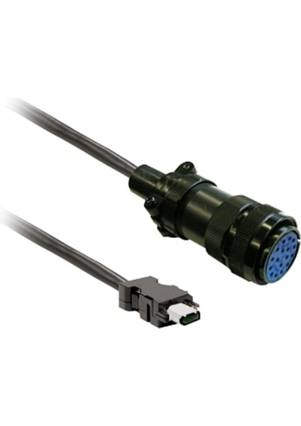 Schneider Elkectric , VW3M8A21R05 ,BCH16 Encoder Cable, 2*0.5 + 3*2*0.2, 5m, Shielded, Mıl