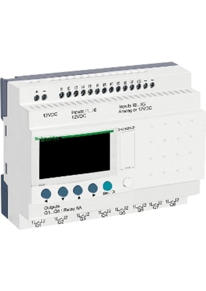 SR2B201JD Kompakt Akıllı Röle Zelio Logic - 20 G Ç - 12 Vdc