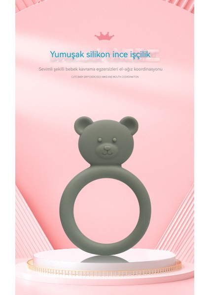 Bebek Tutan Diş Kaşıyıcı Konfor Oyuncak Karikatür Ayı Silikon Diş Kaşıyıcı (Yurt Dışından) fiyatları