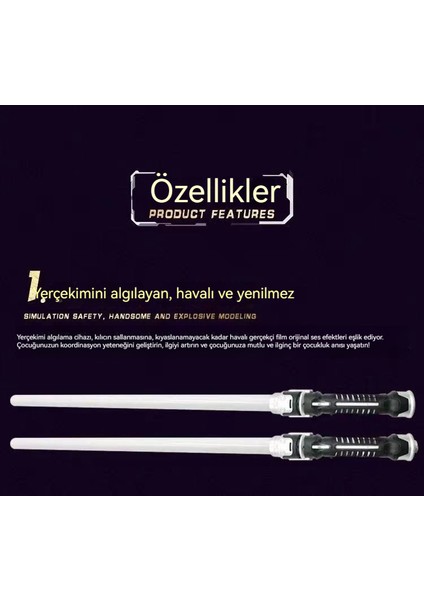 Star Wars Glow Teleskopik Oyuncak Parıltılı Çubuk (Yurt Dışından)