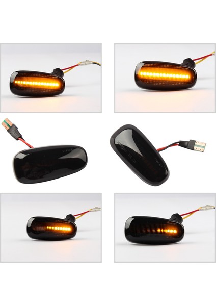 2 Adet Araba Yan Sinyal Lambası LED Dönüş Sinyali Gösterge Lambası Opel Zafira A 99-05 Astra G 98-09 (Yurt Dışından)