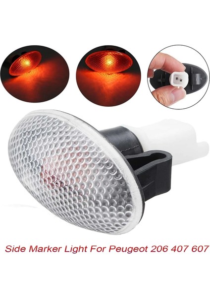 Peugeot 206 407 607 Için Sinyal Yan Sinyal Lambası Tekrarlayıcı Lamba Göstergesi 632574 (Yurt Dışından) fırsatları