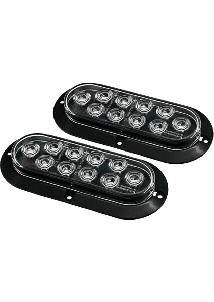 6 Inç LED Set Kenar Işık Kuyruk Işık Dönüş Sinyali Işık Fren Lambası Araba Aksesuarları Gösterildiği Gibi (Yurt Dışından)