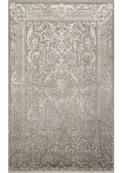 Daly City Gri Göbekli Polyester Makine Halısı