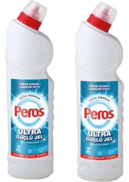 750 ml Ultra Çamaşır Suyu Doğal Beyaz Yoğun Kıvamlı x 2 Adet