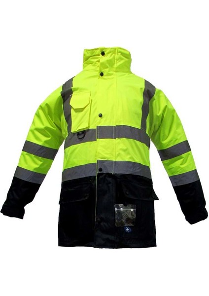 JN1003 (L) 5+1 Içi Çıkmalı Oxford Fosforlu Parka