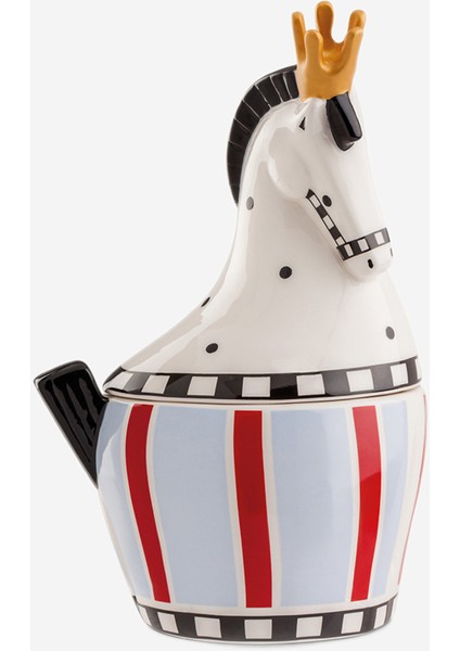 Girgenti Mavi Seramik Saklama Kutusu 16X23 cm