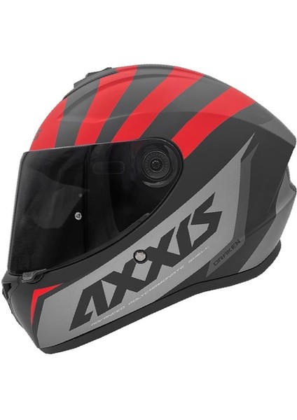 Draken S Kask - Premier B5 Mat Kırmızı-Gri