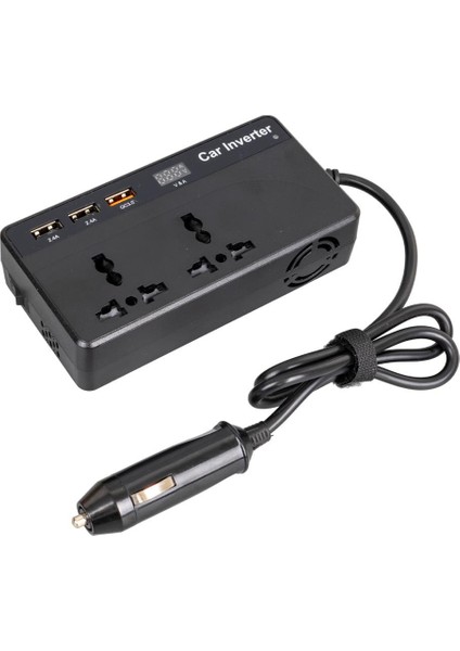 POWERMASTER CZ01/12V-24V 12-24 VOLT 200 WATT 3 USB GİRİŞLİ ARAÇ POWER INVERTER