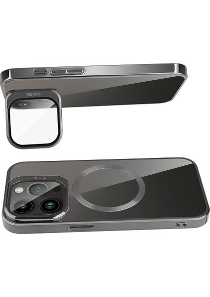 Apple Iphone 15 Pro Kılıf Kamera Cam Koruyucu Stand Olan Sert Klon Kapak fiyatları