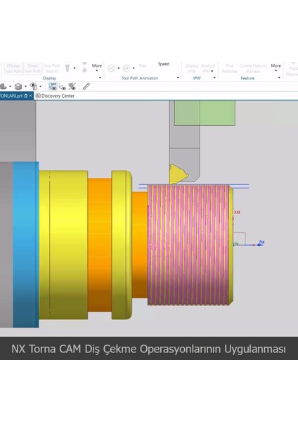 Sanal Öğretim Siemens NX 2212 Torna Cam Video Ders Eğitim Seti