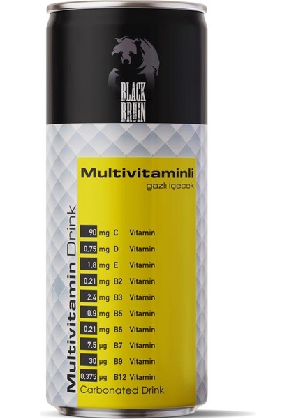 Enerji Içeceği Multivitamin 250 ml 24 Adet