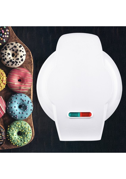 Mini Donut Makinesi Kahvaltı Makinesi Yapışmaz Kaplamalı Kek Yuvarlak Kek Makinesi Hafif Gıda Makinesi (Yurt Dışından)