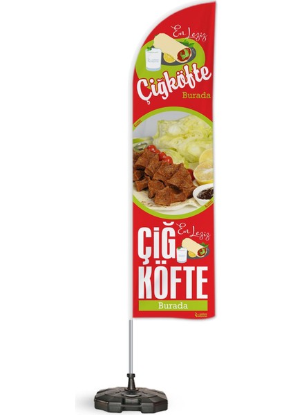 Çiğköfte 2 Yelken Bayrak + 1 Yön. Dubası Paketi V1 fiyatları