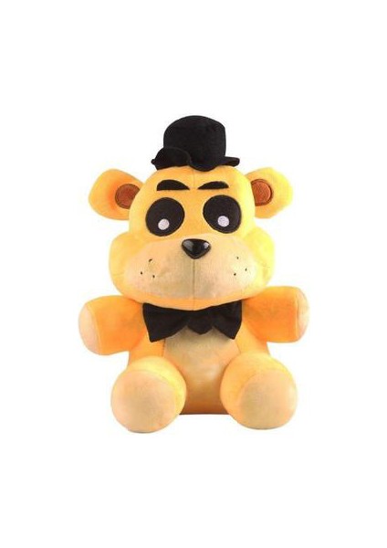 Fnaf Serisi 18CM Altın Ayı Mor Ayı Peluş Bebek Oyuncak (Yurt Dışından)