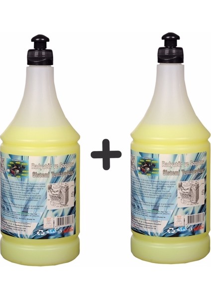 Oto Kalorifer ve Petek Temizleme (Solventli) 1 Lt & Oto Kalorifer ve Petek Temizleme 1lt