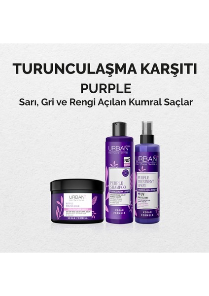 URBAN Care Turunculaşma Karşıtı SÜLFATSIZ Mor Saç Bakım Şampuanı 250 ml