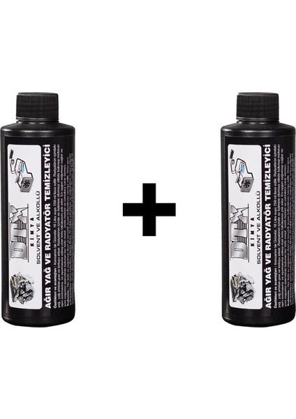 2 Adet Solventli Ağır Yağ ve Radyatör Temizleme Sıvısı 500ML