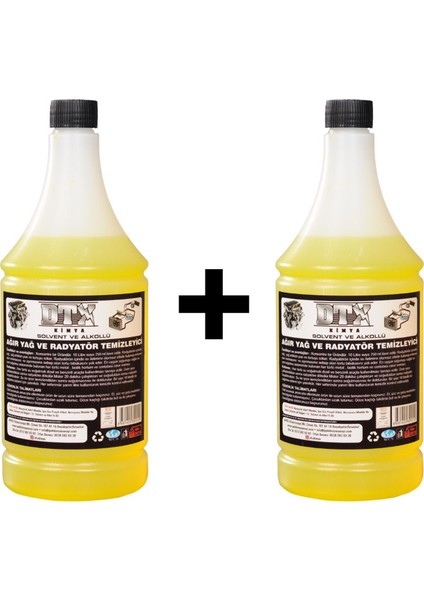 2 Adet Alkollü Intercooler Temizleme Sıvısı 500ML