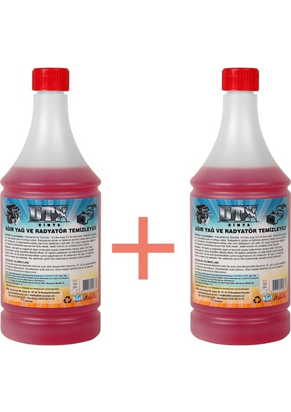 Oto Kalorifer ve Petek Temizleme Sıvısı 1 Litre & Yağ Sök. Kalorifer ve Petek Temizleyici 1 Litre
