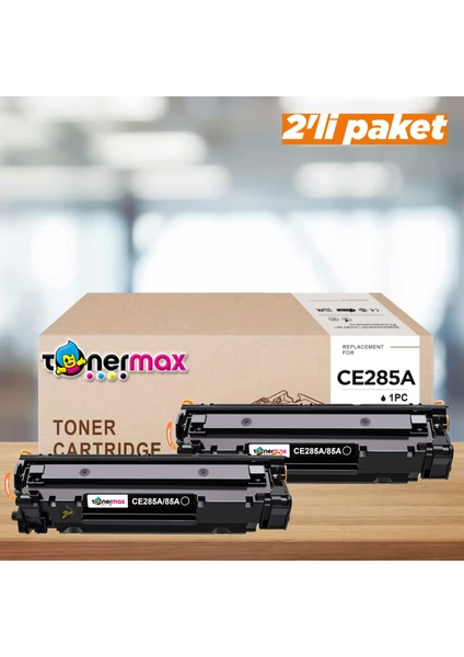 Hp CE285A Muadil Toner 2'li Paket/ P1102 / M1122 / M1212NF / M1132