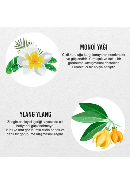 Monoi Oil & Ylang Ylang Canlandırıcı Vücut Losyonu 200 ml - vegan indirimleri