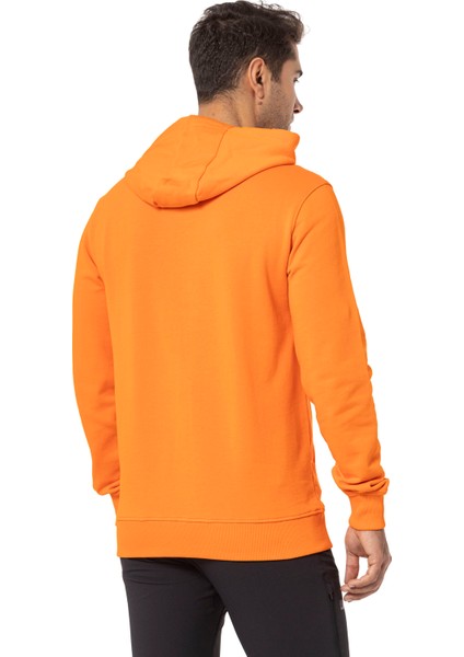 Jack Wolfskin Tommy Hoody Turuncu Erkek Kapüşonlu Sweatshirt 1000003TR