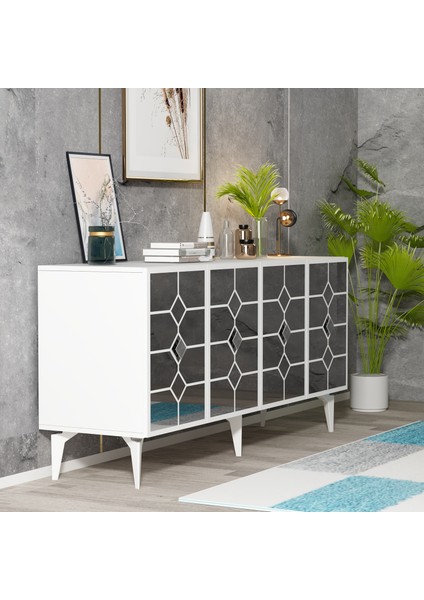 Aden Konsol Beyaz-Gümüş modelleri