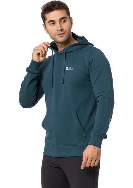 Jack Wolfskin Tommy Hoody Turuncu Erkek Kapüşonlu Sweatshirt 1000003TR