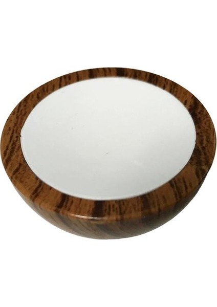 5 Adet Plastik Oval Mobilya Kulp Tek Vidalı Düğme Beyaz - Ceviz fırsatları
