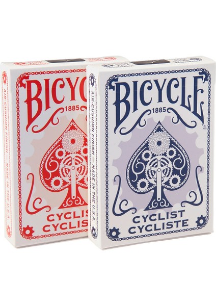 Cyclist 2'li Oyun Kartı (Kırmızı ve Mavi Deste)