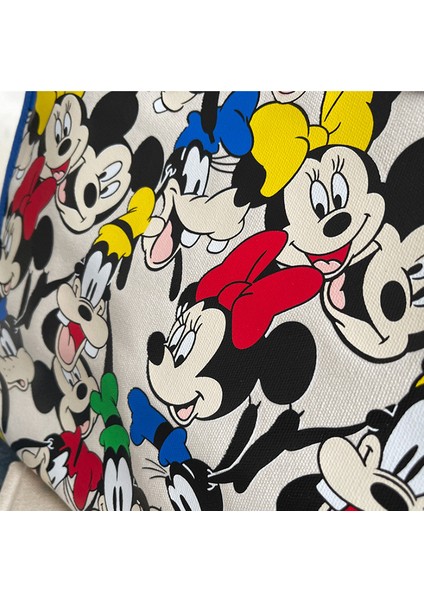 Mickey Doodle Tott Çantası (Yurt Dışından)