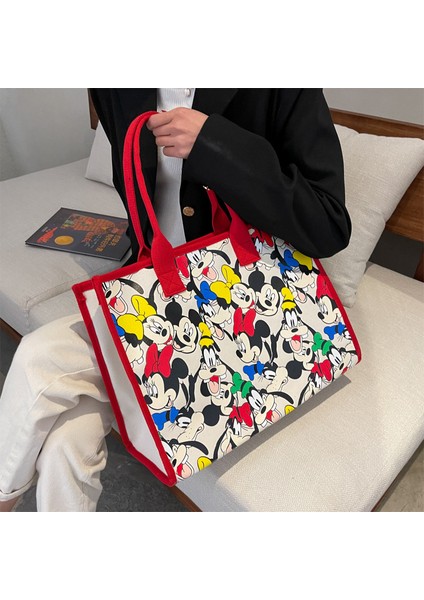 Mickey Doodle Tott Çantası (Yurt Dışından) modelleri
