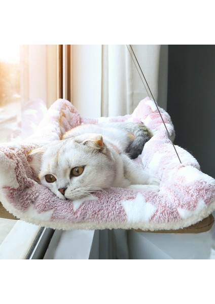 Gri Pet Vantuz Asma Kedi Hamak Yavru Kedi Tırmanma Çerçeve Sonbahar Kış Pet Yatak Kedi Hamak Çıkarılabilir Yıkanabilir Kedi Yuvası (Yurt Dışından)