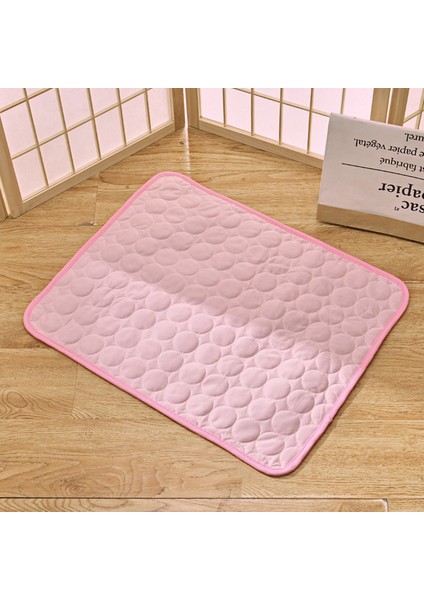 Pembe Xs 40X30 cm Kedi Köpek Serin Yatak Paspasları Yaz Kediler Köpekler Için Soğutma Mat Nefes Alabilir Pet Buz Pedi Yıkanabilir Yavru Kanepe Yastığı Kedi Köpek Aksesuarları (Yurt Dışından)
