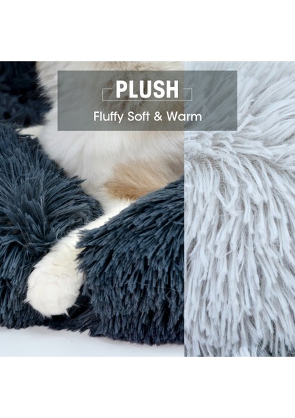 Beyaz Xl 80X70X18CM Kare Kedi Evi Kediler Için Yatak Köpek Mat Sıcak Uyku Kedi Yuvası Yastık Köpek Yavrusu Kanepe Köpekler Sepeti Peluş Evcil Hayvan Aksesuarları Kış (Yurt Dışından) fırsatları