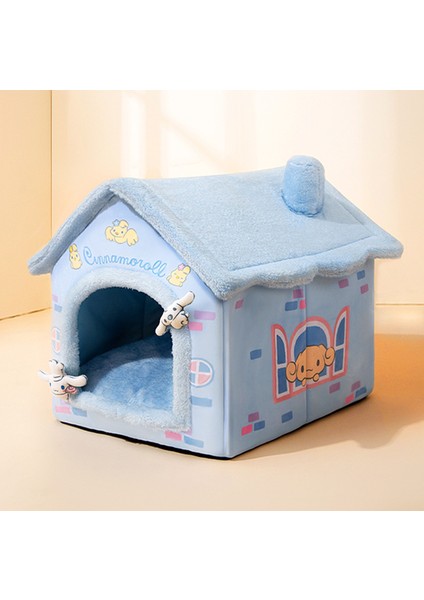 Bir 39X32X34 cm Köpek Evi Pet Kedi Yatak Kış Köpek Villa Uyku Kulübesi Çıkarılabilir Yuva Sıcak Kapalı Mağara Kanepe Evcil Hayvan Malzemeleri (Yurt Dışından)