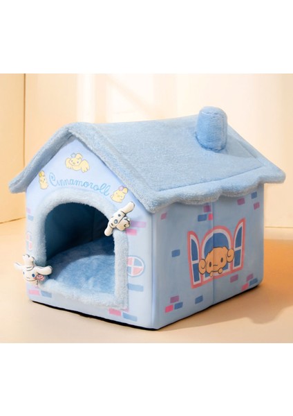 Bir 39X32X34 cm Köpek Evi Pet Kedi Yatak Kış Köpek Villa Uyku Kulübesi Çıkarılabilir Yuva Sıcak Kapalı Mağara Kanepe Evcil Hayvan Malzemeleri (Yurt Dışından)