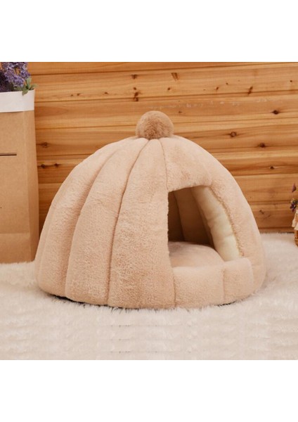 Haki 48CMX40CM Kış Sıcak Pet Köpek Yatağı Köpek Kulübesi Kedi Evi Uyku Tulumu Kabak Köpek Yastık Mat Kedi Aksesuarları Ev Kediler Için Cama Gato (Yurt Dışından)